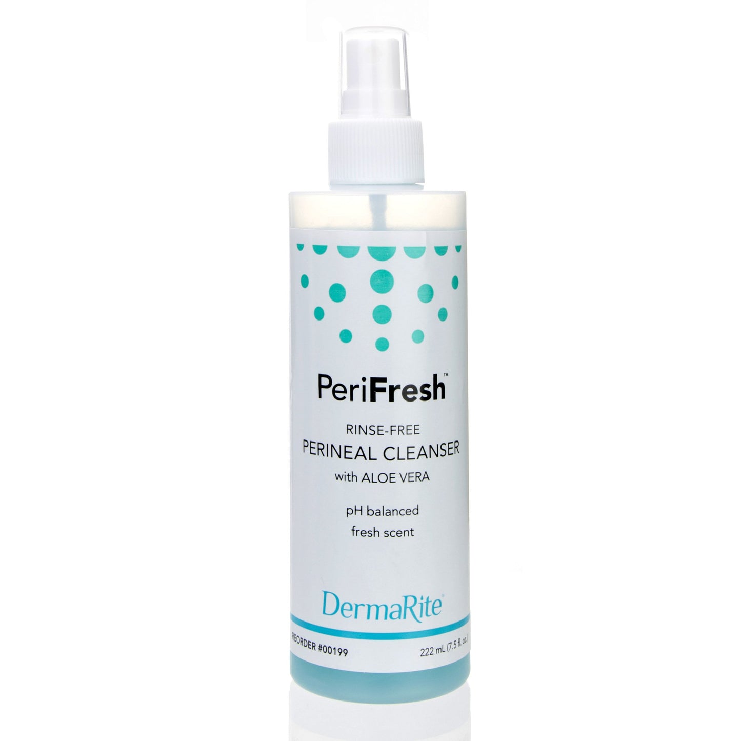 DermaRite PeriFresh Rinse-Free Perineal Wash, 7.05-ounce Pump Bottle
