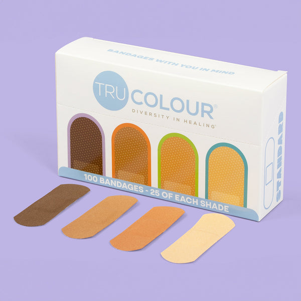 TruColour® Beige / Olive / Brown / Dark Brown Adhesive Strip, 1 x 3 Inch