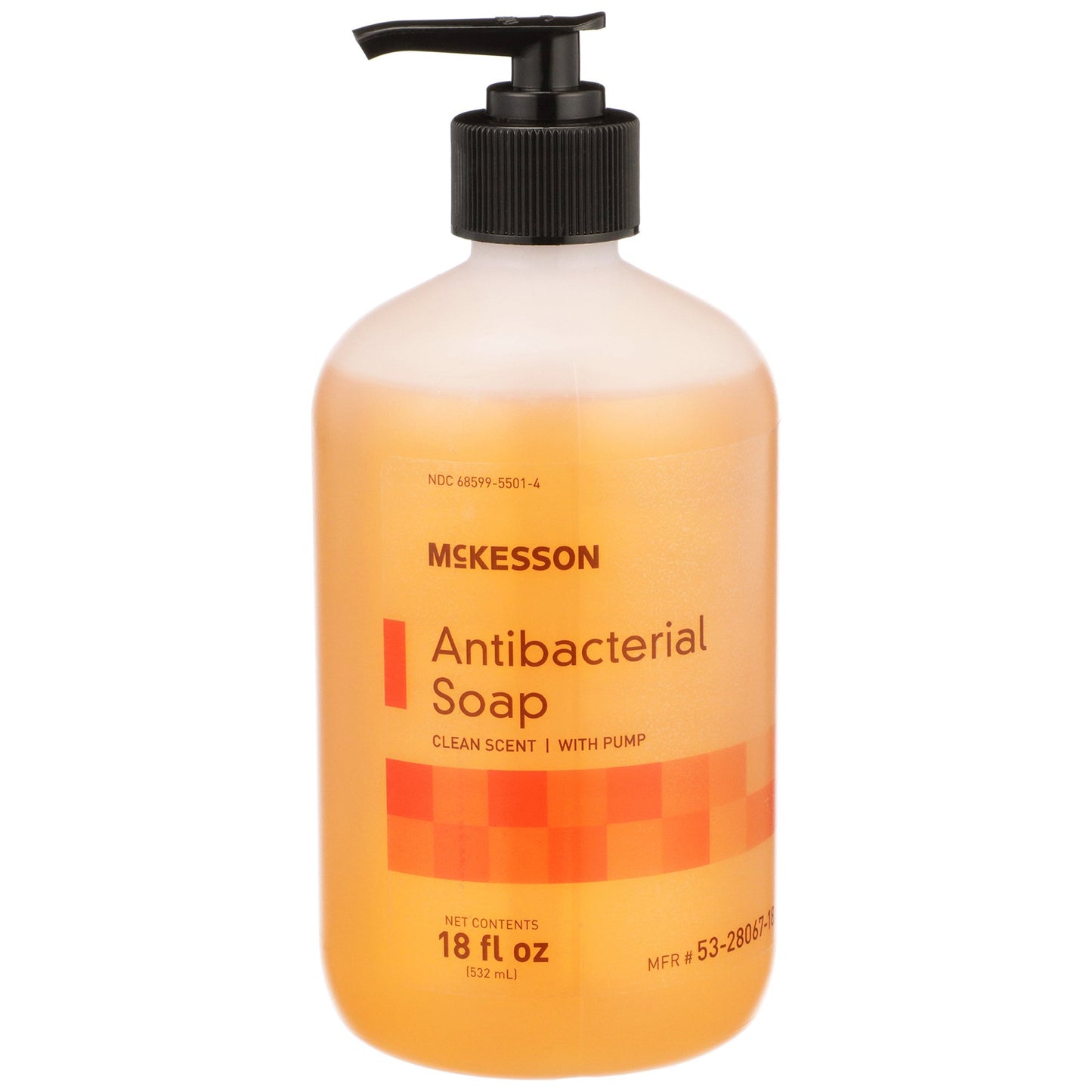 McKesson Clean Scent Antibacterial Soap, 18-ounce bottle