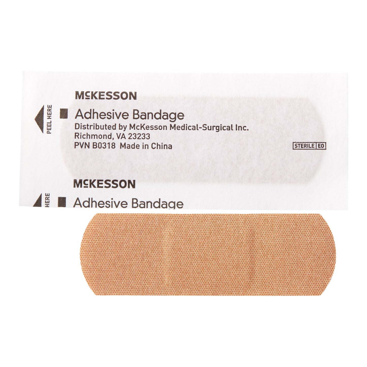 McKesson Tan Adhesive Strip, 1 x 3 Inch