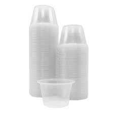 CUP PORTION PLAS CLR 3-5.5OZ (100/PK 25PK/CS)