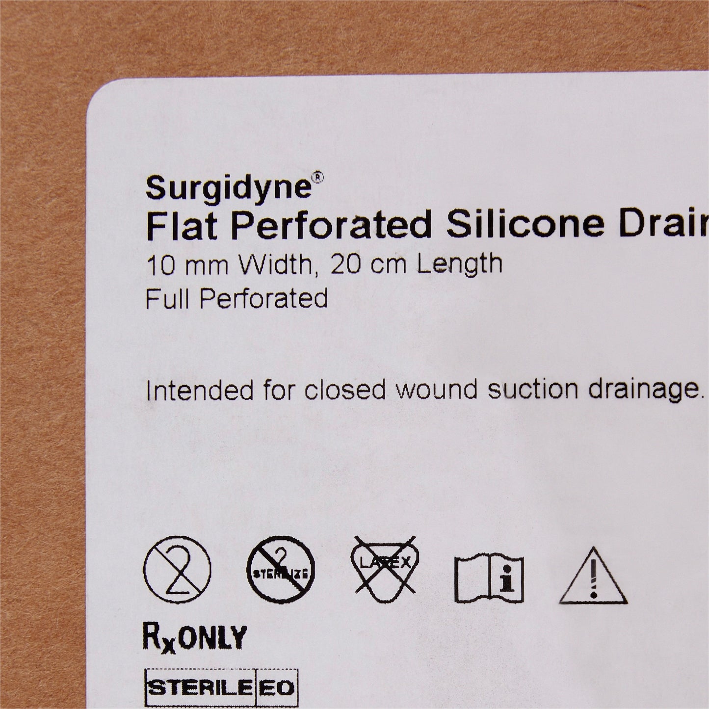 McKesson Wound Drain Tube, 10 Fr., 20-centimeter Length