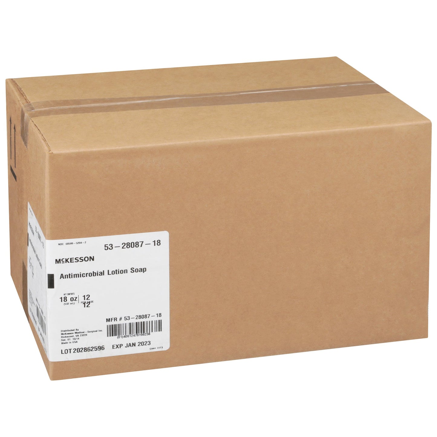 McKesson Antimicrobial Lotion Soap, Herbal Scent, 18-ounce Pump Bottle