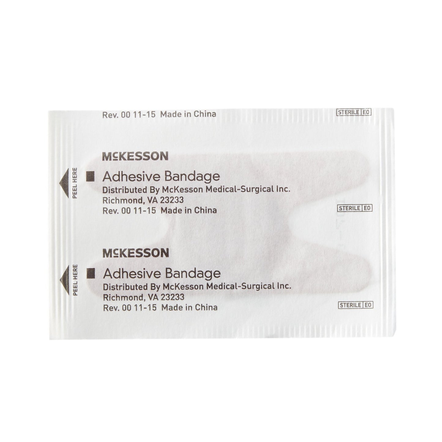 McKesson Knuckle Tan Adhesive Strip, 1-1/2 x 3 Inch