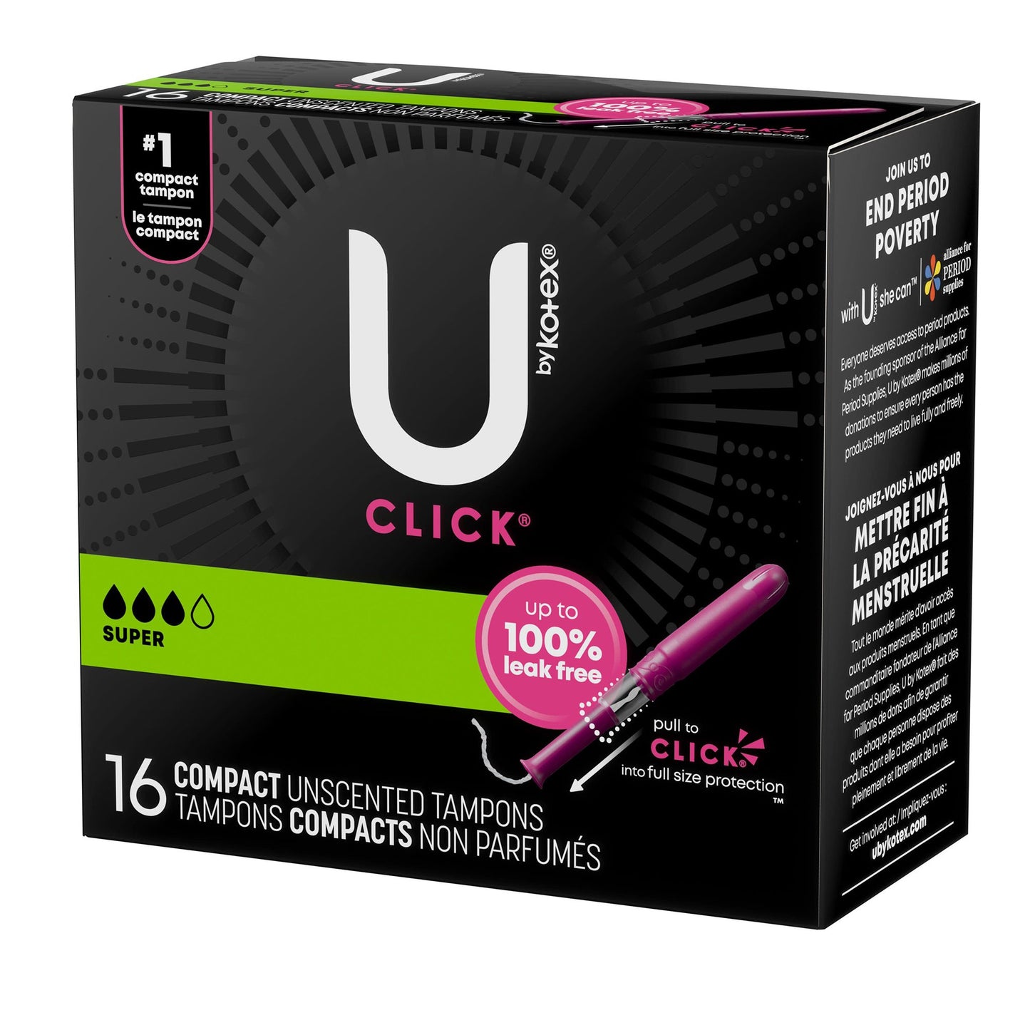 U By Kotex® Click® Compact Tampon
