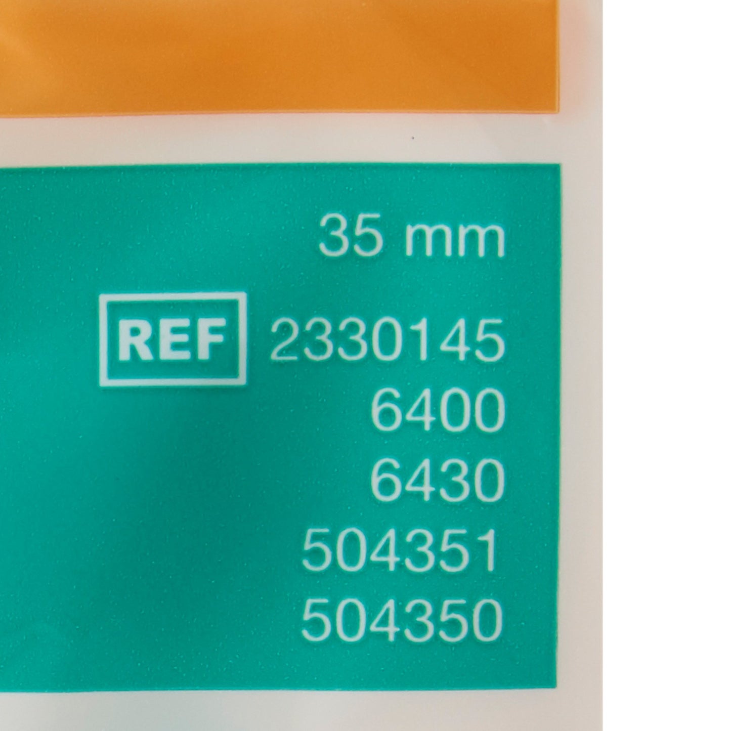 Freedom® Clear Advantage Male External Catheter, Self-Adhesive, Medium, 35mm