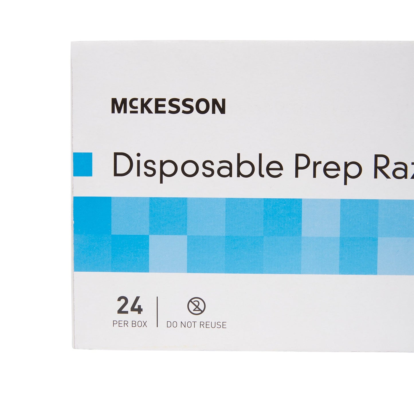McKesson Single-Blade Razor, Double-Edged, Disposable