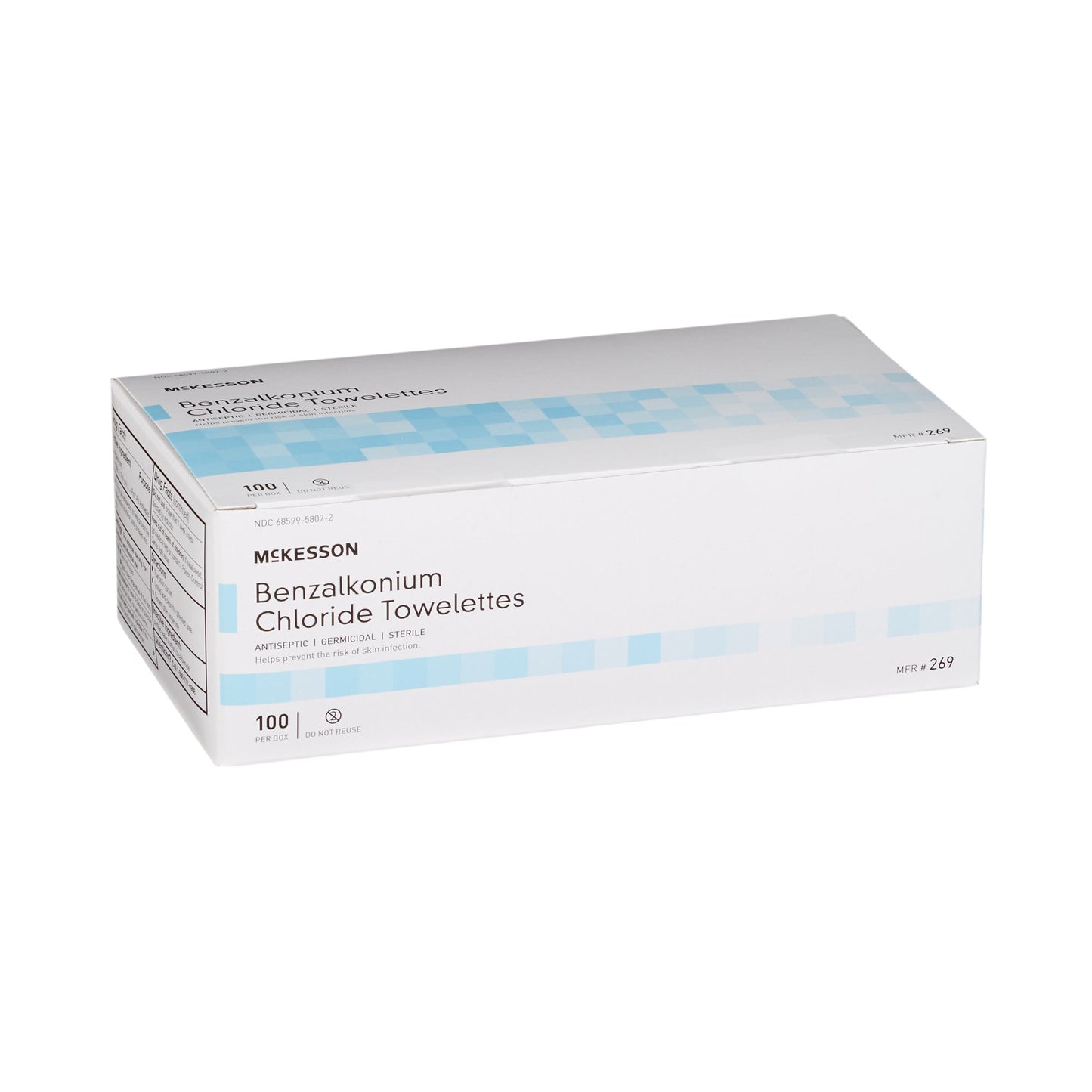 McKesson Benzalkonium Chloride Antiseptic Skin Wipes