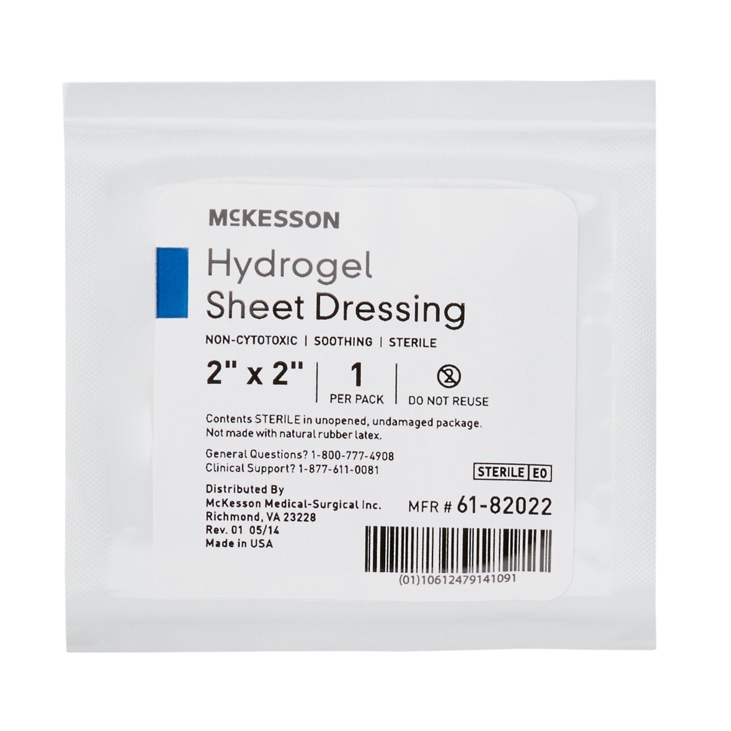 McKesson Hydrogel Dressing, 2 x 2 Inch