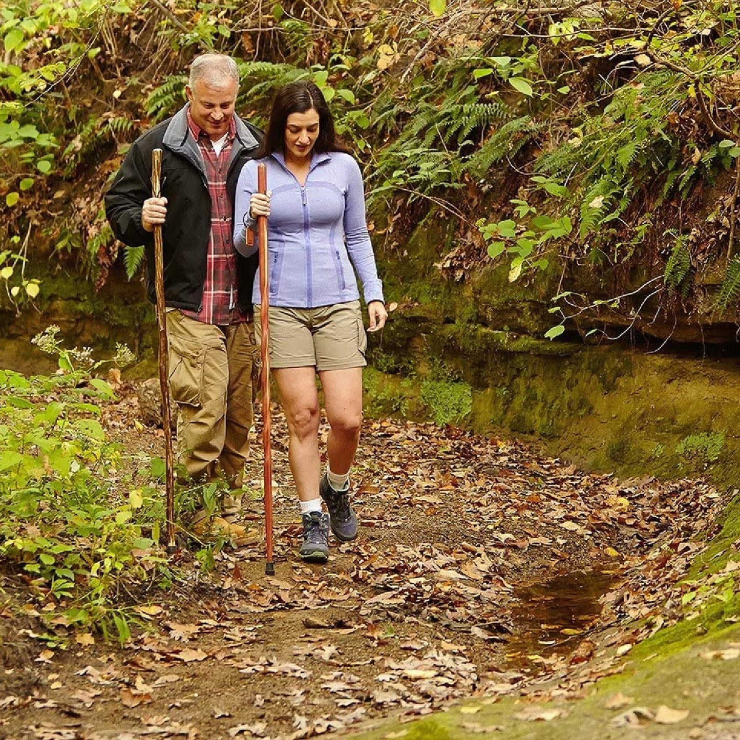 Brazos™ Twisted Walnut Derby Handcrafted Walking Cane, 34-Inch Height