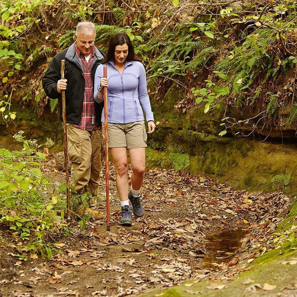 Brazos™ Twisted Walnut Derby Handcrafted Walking Cane, 34-Inch Height