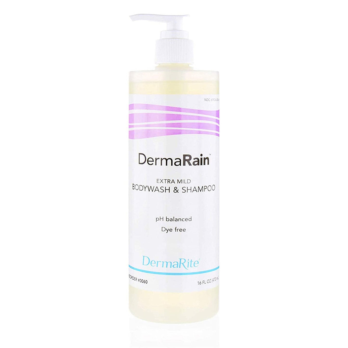 DermaRain® Shampoo and Body Wash 16 oz. Pump Bottle