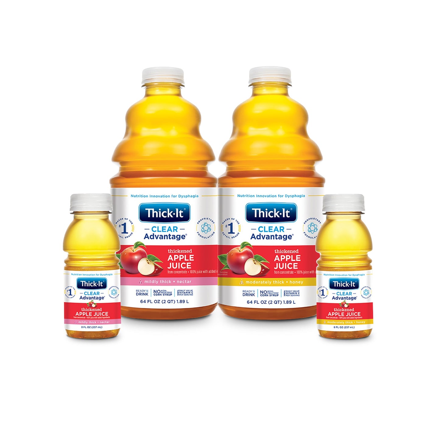 Thick-It® Clear Advantage® Nectar Consistency Apple Thickened Beverage, 64-oz.