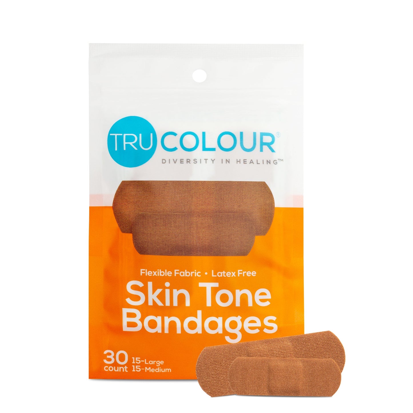 TruColour® Brown Adhesive Strip, 1 x 3 Inch