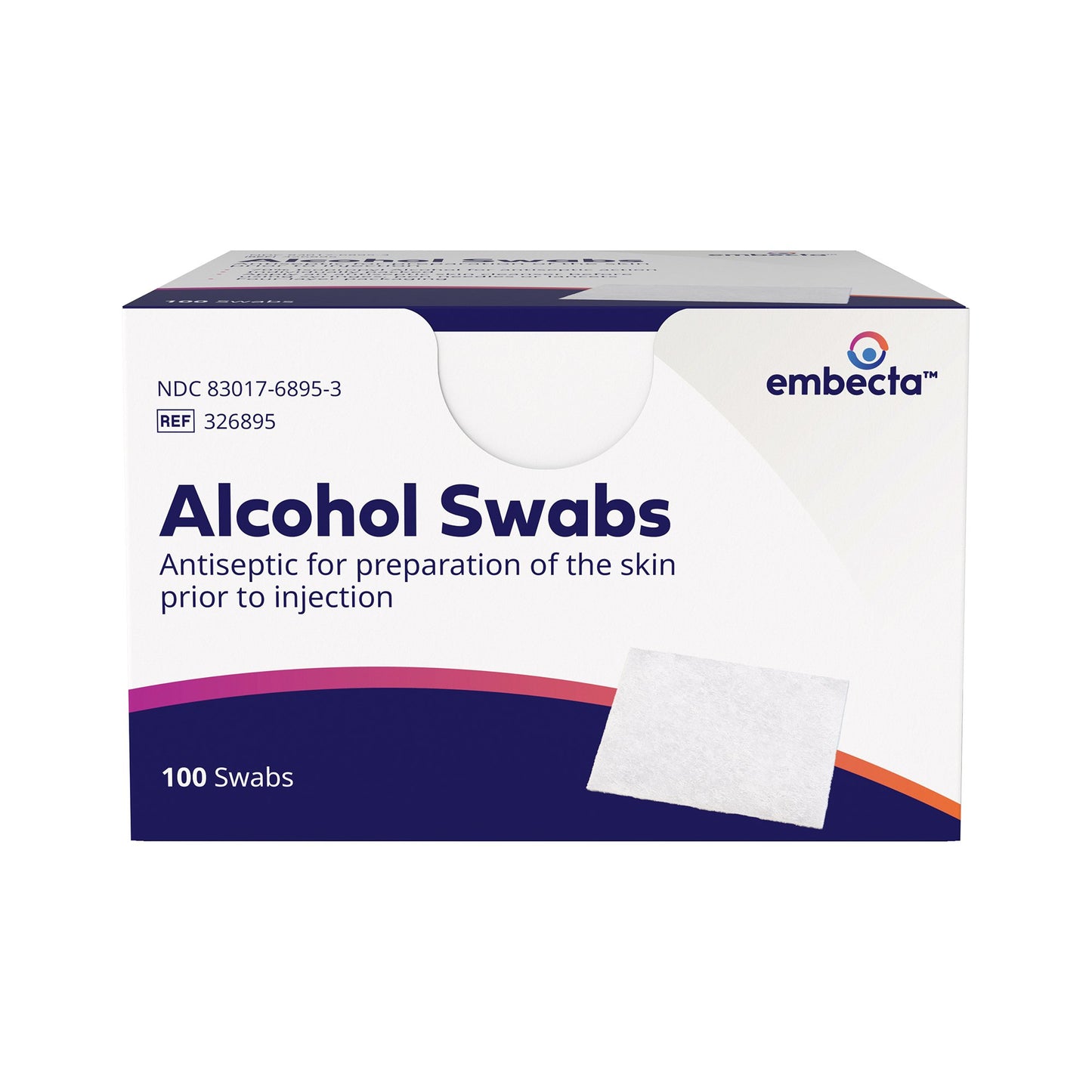 BD™ Alcohol Prep Pads, 3/4 x 1 Inch