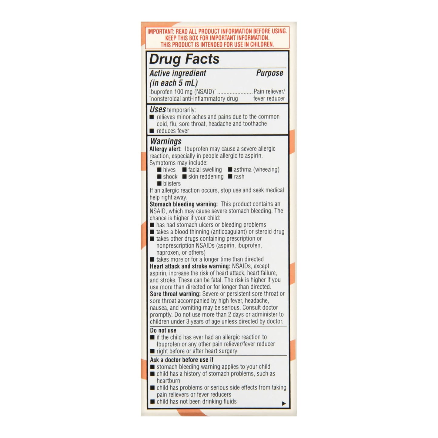 Foster & Thrive™ Children's Ibuprofen Oral Suspension, Original Berry, 4 ounces