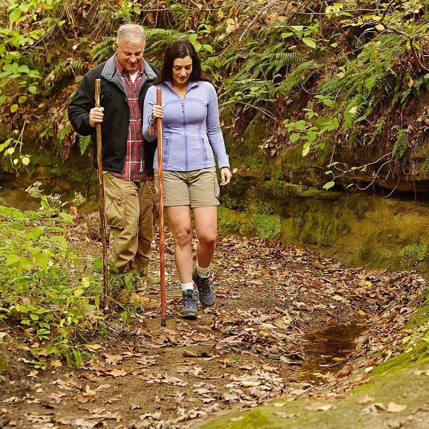 Brazos™ Twisted Hickory Derby Rustic Walking Cane, 34-Inch Height