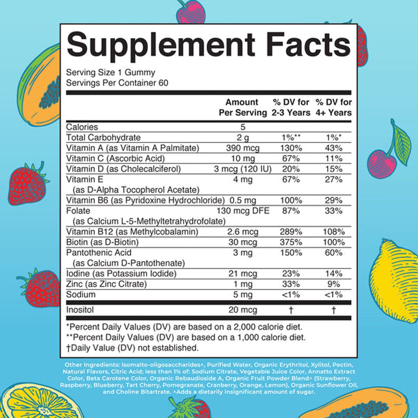 Gummie Kid Multivitmn-Sug/Free Astd 60Ct (6/Cs)
