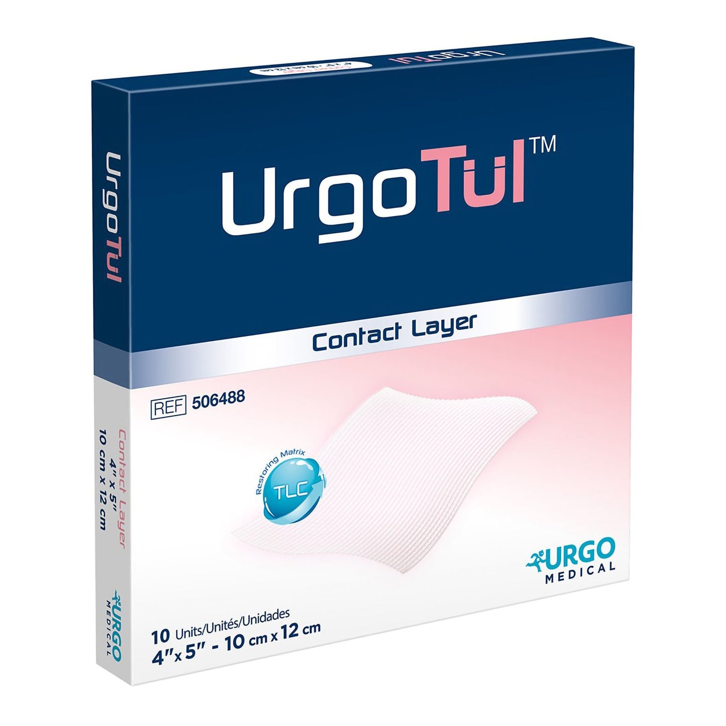 UrgoTul™ Impregnated Contact Layer Dressing, 4 x 5 Inch