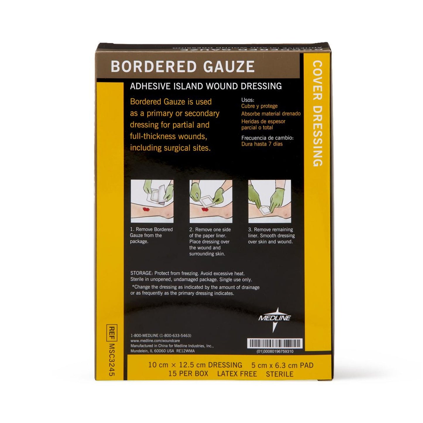 Medline Island Dressing, 4 x 5 Inch