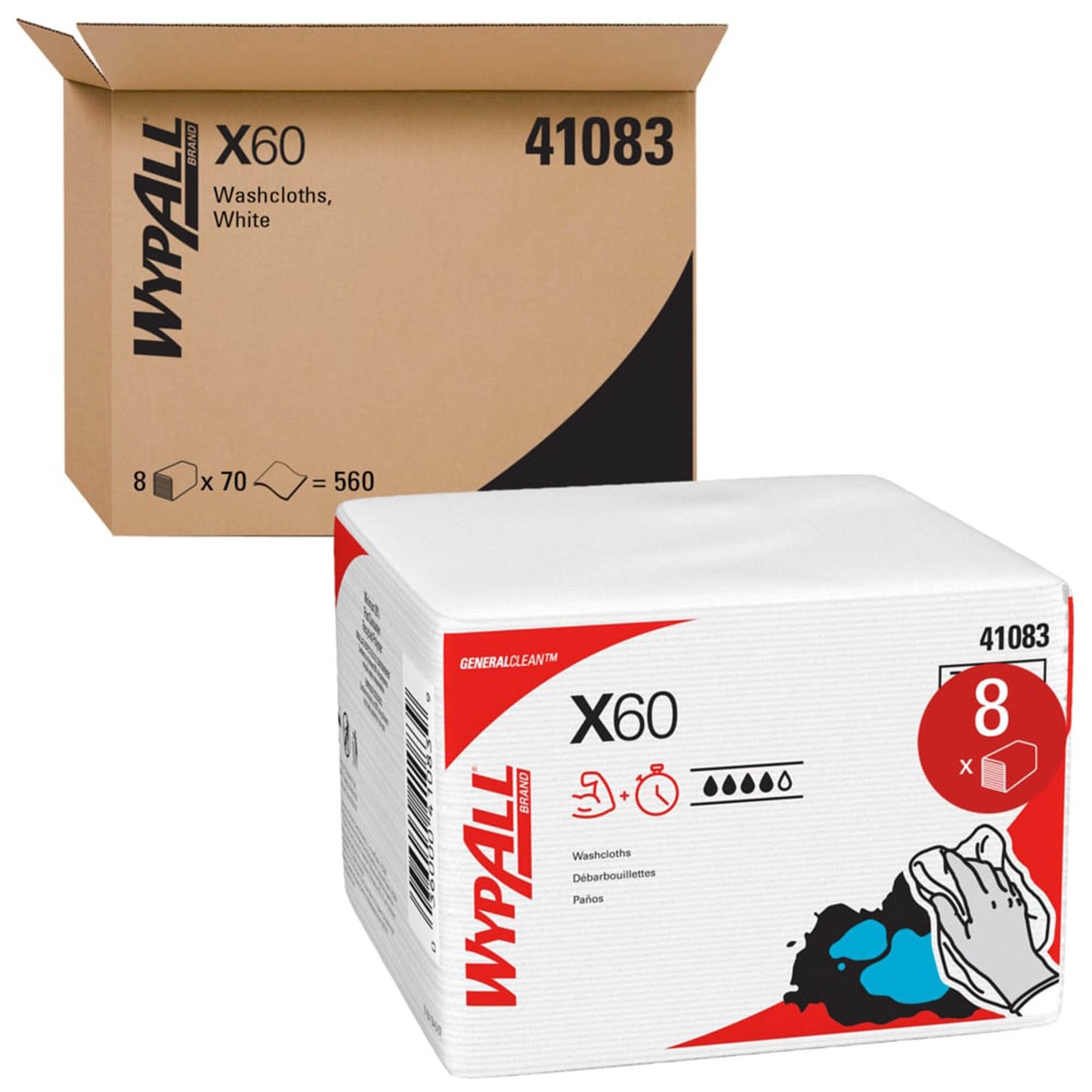 WypAll® X60 Washcloths