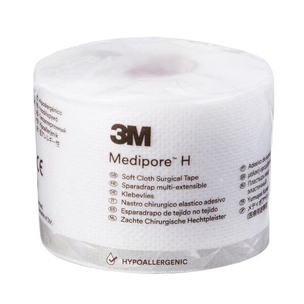3M™ Medipore™ H Cloth Medical Tape, 2 Inch x 10 Yard, White