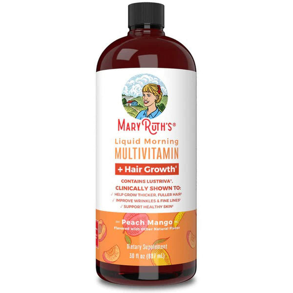 LIQ MORNING MULTIVITMN + HAIR GROWTH 30OZ (6/CS)