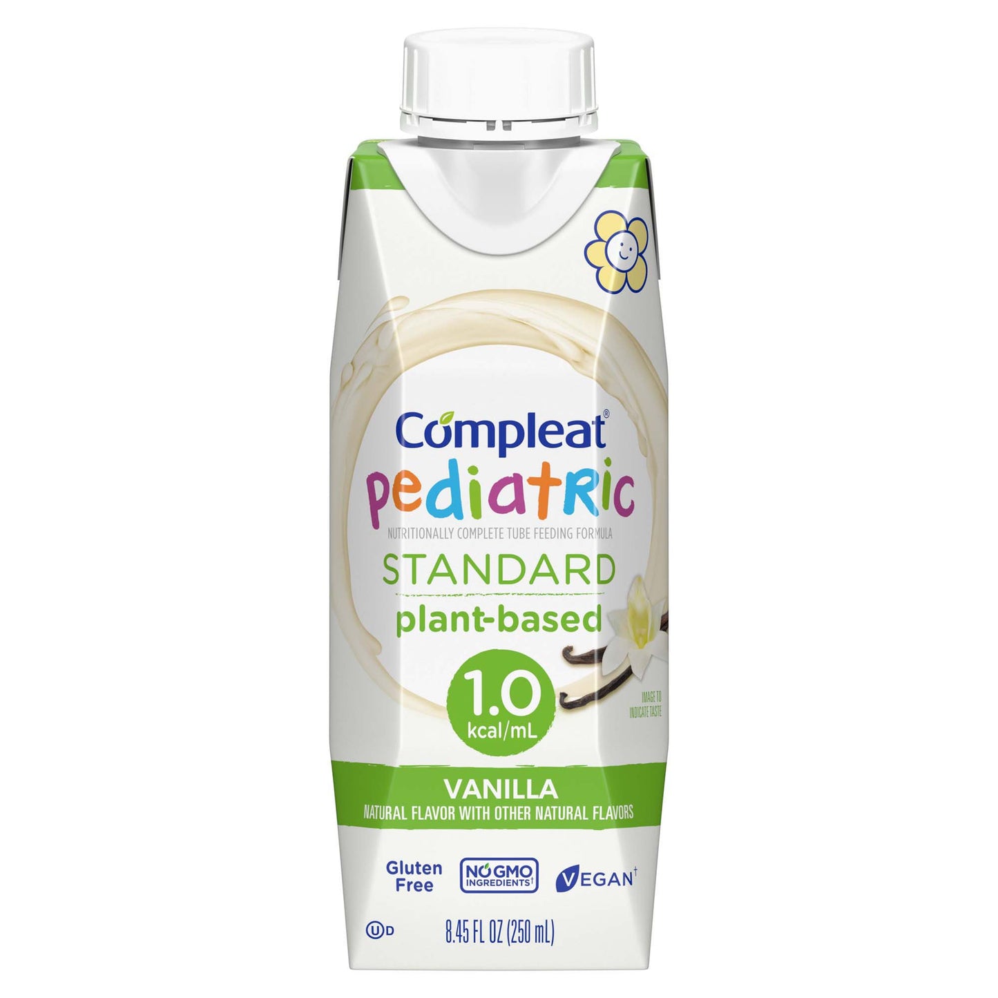 Compleat® Pediatric Standard Plant-Based 1.0 Cal Tube Feed Formula, Vanilla