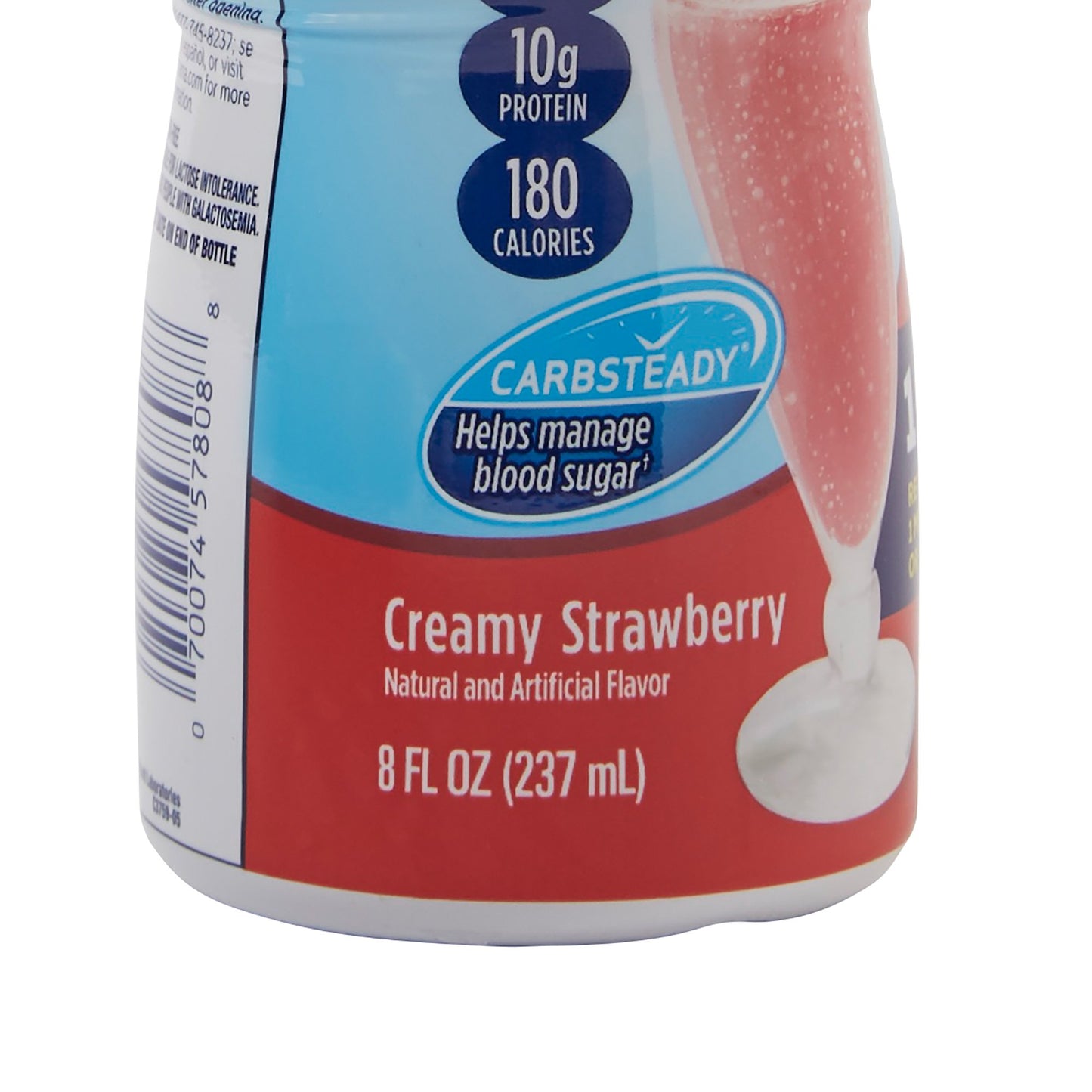 Glucerna® Original Shake, Strawberry Flavor, 8-ounce bottle