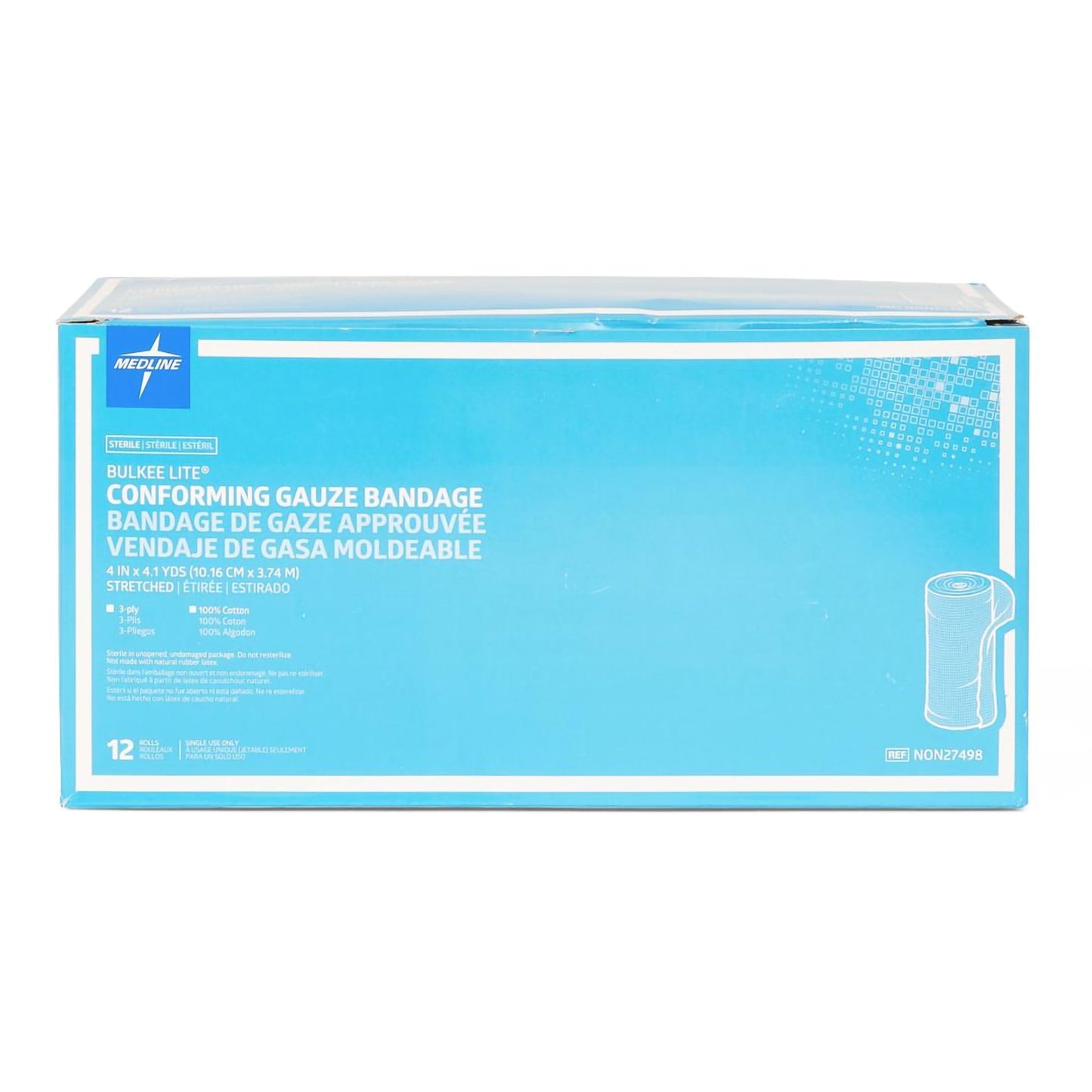 BULKEE STRCHD STR 4"X4.1YDS (12/BX 8BX/CS    MEDLNE