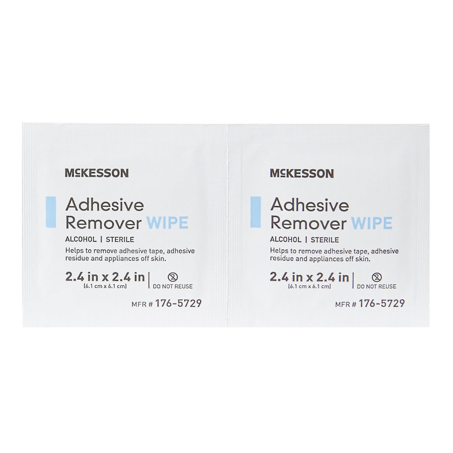 McKesson Adhesive Remover, 2-2/5 x 2-2/5 Inch Wipe