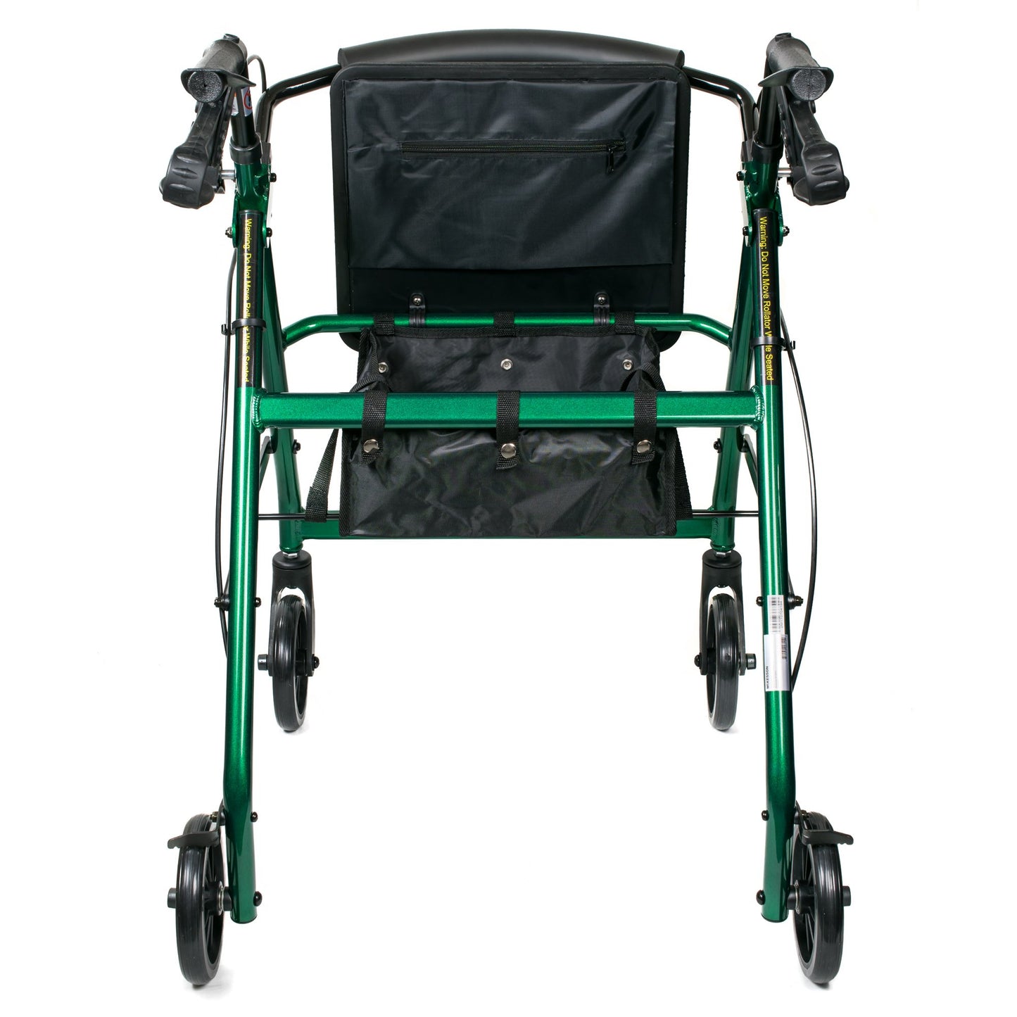 McKesson Folding Aluminum Four-Wheel Rollator, Green