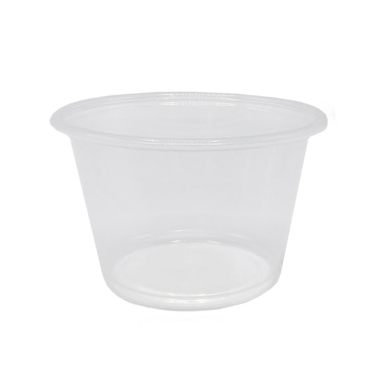 PORTION PLAS CLR 4OZ (100/PK 25PK/CS)