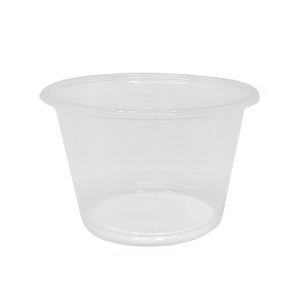 PORTION PLAS CLR 4OZ (100/PK 25PK/CS)